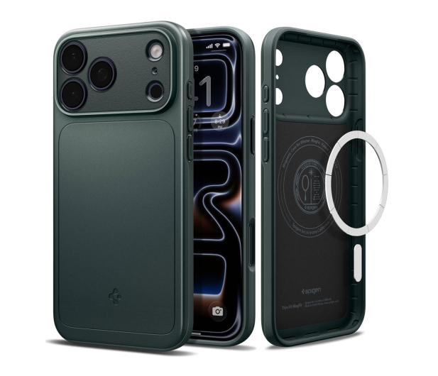 SPIGEN Thin Fit Mag Magsafe do Iphone 17 Pro Abyss Green 8800283314724 - 1359875 - zdjęcie